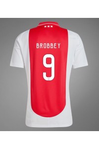 Ajax Brian Brobbey #9 Jalkapallovaatteet Kotipaita 2024-25 Lyhythihainen